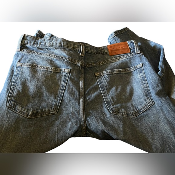 LUCKY brand boy mid rise relaxed straight distressed women’s jeans EUC - Picture 8 of 12